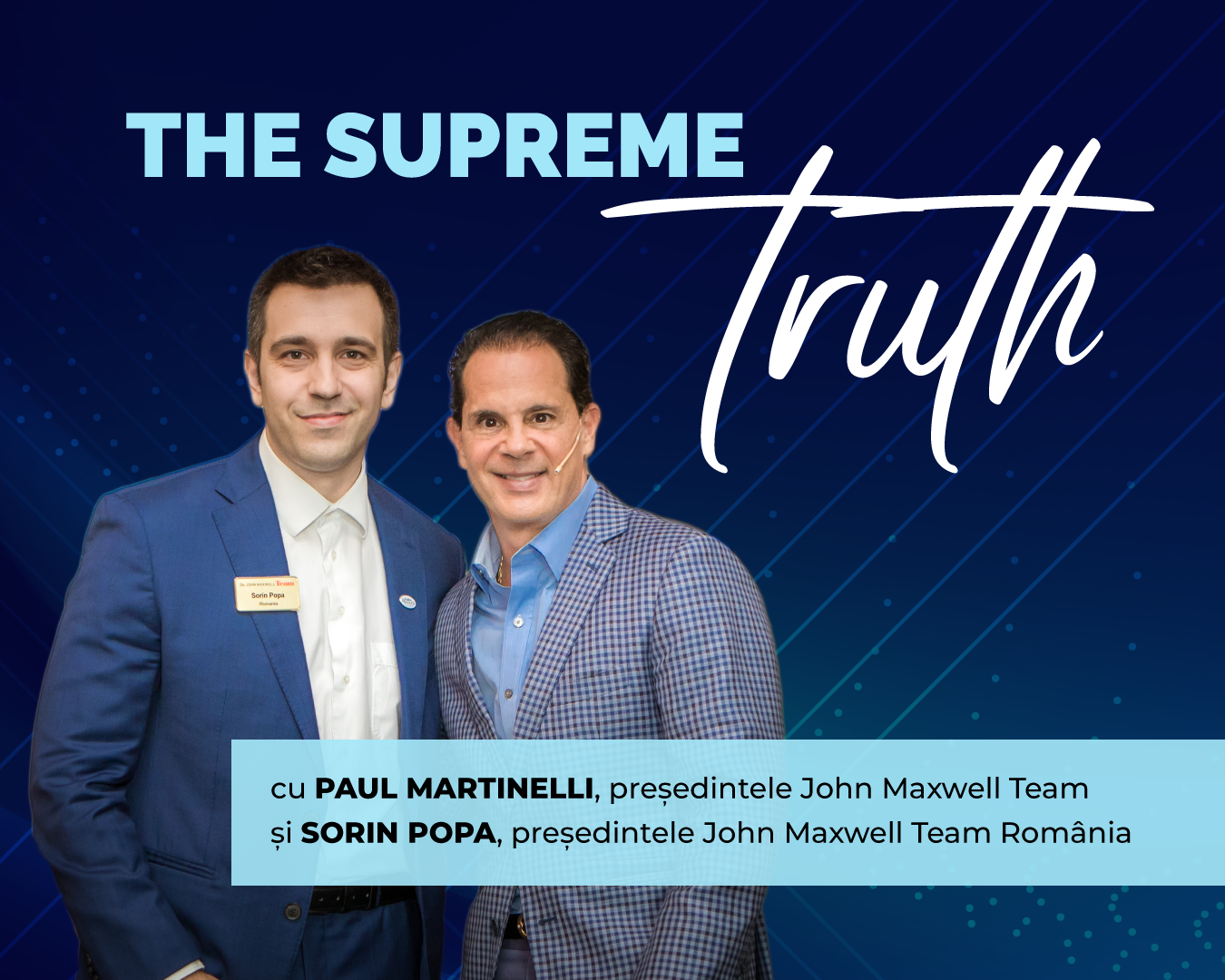 Adevarul Suprem - Paul Martinelli si Sorin Popa